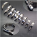 High Quality 1X 1-1/4"/32mm Turbo Silicone Hose T-Bolt Clamp 41mm-46mm 301 Stainless Steel