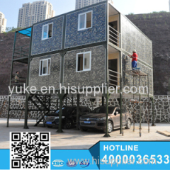duplex container house for woking/living