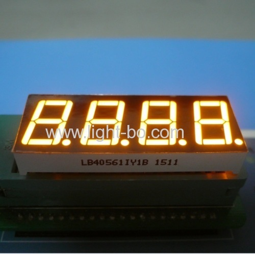 4 dígitos 0,56 polegadas ultra brilhante azul Common Anode 7 Segment Display LED