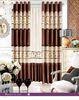 Modern Luxury Home Textile Products Fringe Jacquard Fabric Window Curtains