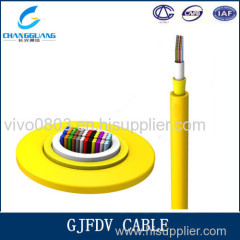 Indoor ribbon fiber optic cable