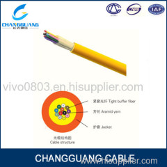 Indoor multi purpose distribution fiber optic cable