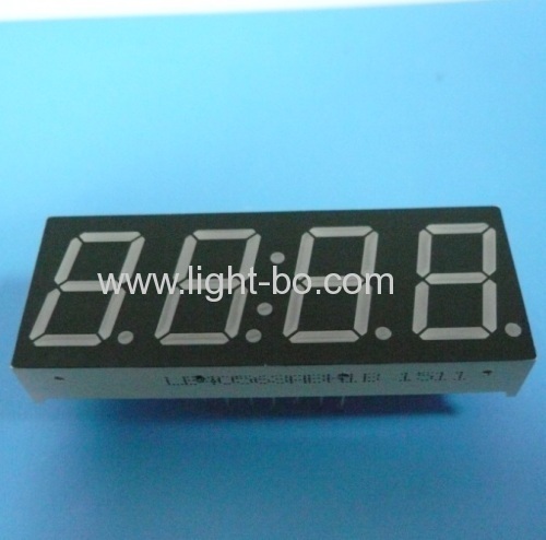 Ultra blue 4 digit 0.56 7 segment led clock display for home appliances
