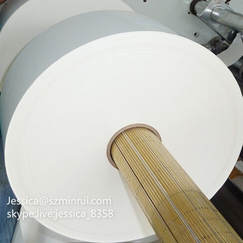 Custom Die Cut Vinyl Adhesive Paper Rolls Vinyl Eggshell Paper Destructible Brittle Security Label Paper Material