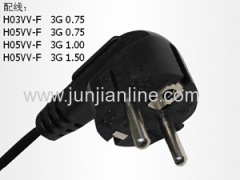 KC approved Korea AC power cord