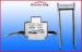 Walk Through Commercial Metal Detector Scanner for Bank / Government / Post Office