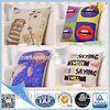 Natural Color Digital Printing Home Textile Products Cotton Decorative Cushion Covers