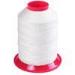 White / Black Nylon Bonded Sewing Thread Garments Accessories of Polyester