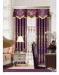 Embroidery Polyester Woven Drawstring Curtains / Colorful Decorative Door Curtain