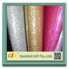 Glitter Leatherette Fabric 0.8MM PU Synthetic Leather Waterproof and Flame Retardant