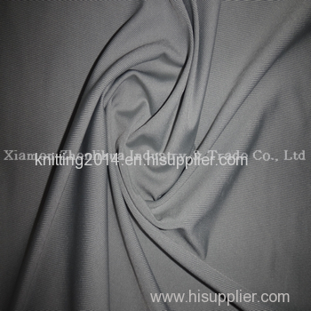 China Polyester Lycra Single Jersey Knitting fabrics Gray