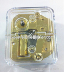 Yunsheng Acrylic Clear Music Box with 18 Note Classic Movement