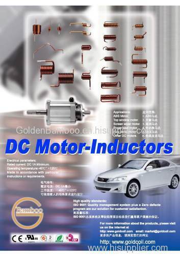 RoHS Compliance DC motor-inductor
