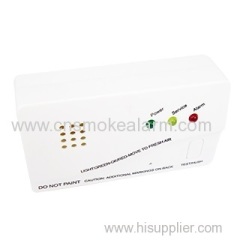 Battery operated carbon monoxide detector