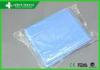 Blue SMS Material 65g Disposable Cot Sheets For Hospital 40''x84''