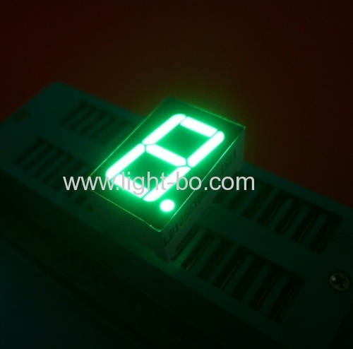 Ultra blue 0.56" single digit 7 segment led display for instrument panel