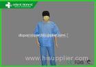 Patient Breathable Disposable Scrub Suits With Top And Pant Set