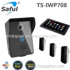 Saful TS-IWP708 wifi video door phone + tablet + doorbell