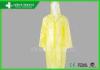 PE Emergency Clear Disposable Rain Poncho With Hood For Waterproof