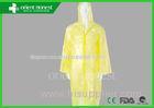 PE Emergency Clear Disposable Rain Poncho With Hood For Waterproof