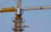 380V 50 HZ Painted Construction Tower Crane Angle Steel With Horizontal Jib Frame