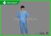 Blue Disposable SMS Medical Nursing Scrub Suits In Small Size