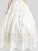 ALBIZIA Retro Beading Ivory Satin Sweetheart Strapless Floor Length Appliques Wedding Dresses