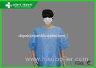 PP Nonwoven 50gsm Disposable Scrub Suits For Food Factory Workers
