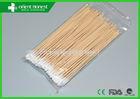 High Absorbent Medical Cotton Applicator With Wooden And Plastic Stick