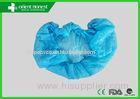 Dust Free Plastic Blue Disposable Cot Sheets For SPA Elastic Ends