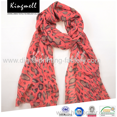 2015 High quality custom designed digital printing fashion silk scarves