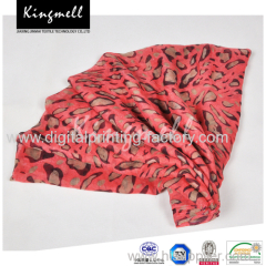 2015 High quality custom designed digital printing fashion silk scarves