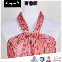 2015 High quality custom designed digital printing fashion silk scarves