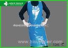 PVC Butcher Plastic Disposable Aprons / Light Weight Poly Aprons