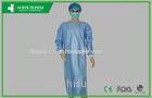 Blue Sms Reinforced Disposable Exam Gowns With CE / ISO13485 / FDA Approved
