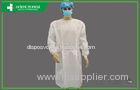 Non - Sterile Disposable Isolation Gowns / Doctor Gowns For Hospital