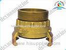 Brass French Type Fire Fighting Equipment Fire Hose Coupling With Storz Female
