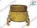 Brass French Type Fire Fighting Equipment Fire Hose Coupling With Storz Female