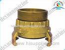 Brass French Type Fire Fighting Equipment Fire Hose Coupling With Storz Female
