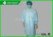 Waterproof Ppe Working Disposable Lab Coat Jackets With Knitted Collar