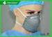 Chemical Active Carbon Filter Disposable N95 Face Masks For Dust In Grey