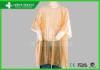 PE Disposable Rain Poncho One Size Fit Most With Hood For Protection