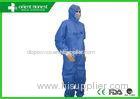 SMS Material Disposable Protective Clothing / Disposable Overalls For Safety Care