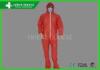 Non Woven Disposable Protective Coverall / Overalls With Boot For Aseptic Workshop