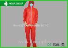 One Time Use Safety Work Wear Polypropylene Suit / Disposable Painting Overalls