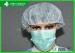 Disposable Surgical Hair Caps / Round Caps For Dustproof Protection
