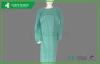 Blue And Green Color SMS Disposable Protective Gowns For The Operating Theater