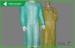 Hygienic Disposable Isolation Gowns / Disposable Medical Gowns For Operating Theater