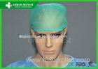 PP Disposable Bouffant Green Scrubs Surgical Caps For Doctors