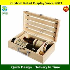 wooden Box Carrying Display Case
